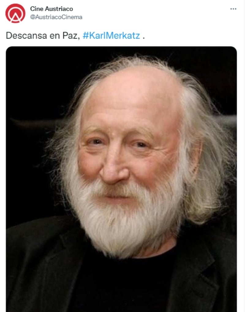 Muere actor Karl Merkatz: "Descanse en paz"