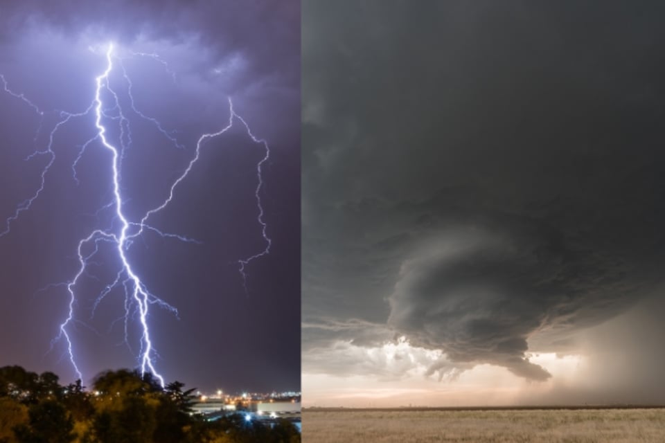 Tornado extremadamente grande y violento toca tierra en EEUU