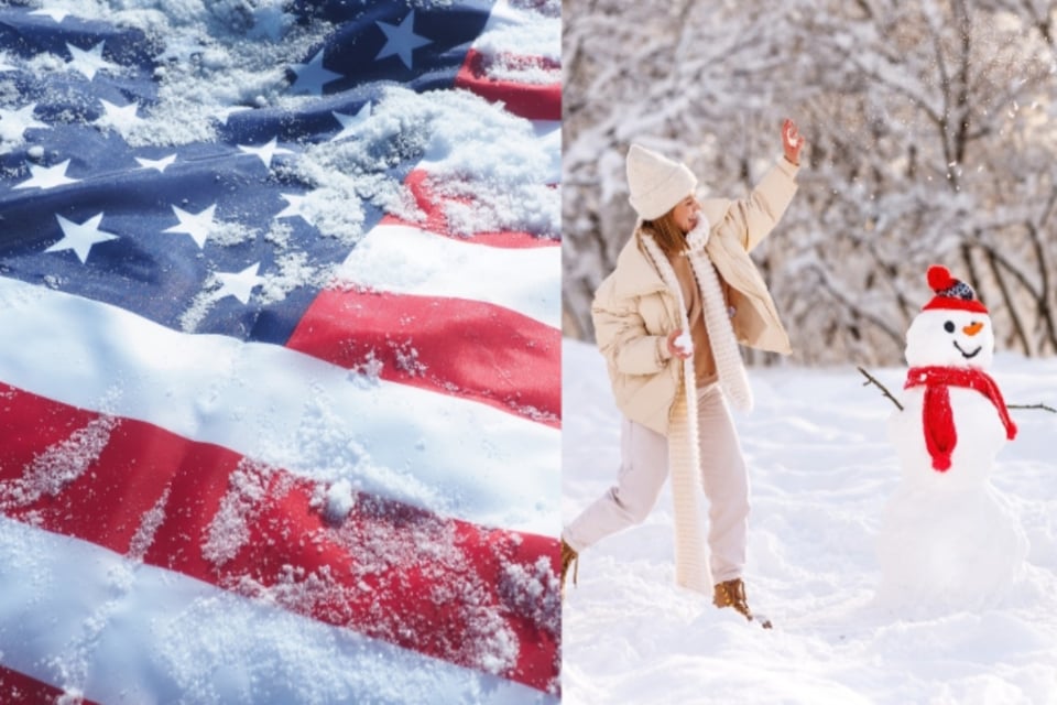 ¿Qué ciudades de EEUU podrían tener una blanca Navidad?