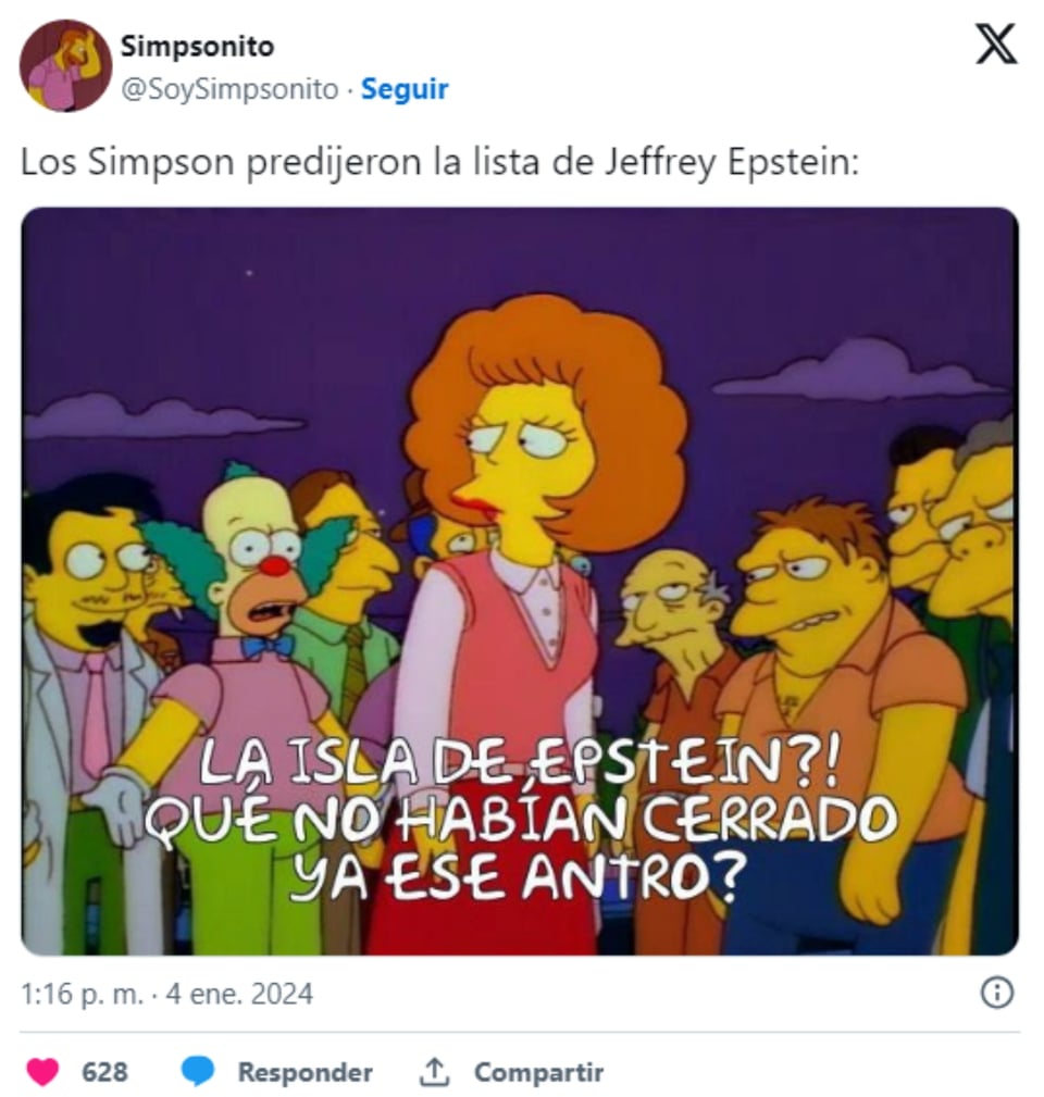 Los Simpson, Jeffrey Epstein, Tom Hanks, Stephen Hawkings, MundoNOW