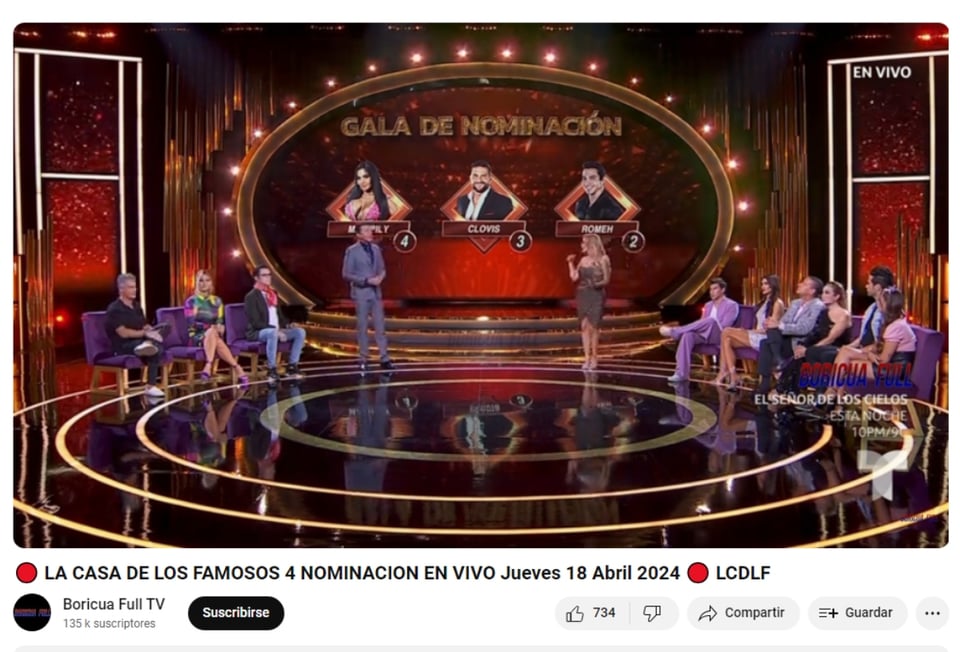 Gala de nominación, La Casa de los Famosos, Telemundo, reality, MundoNOW