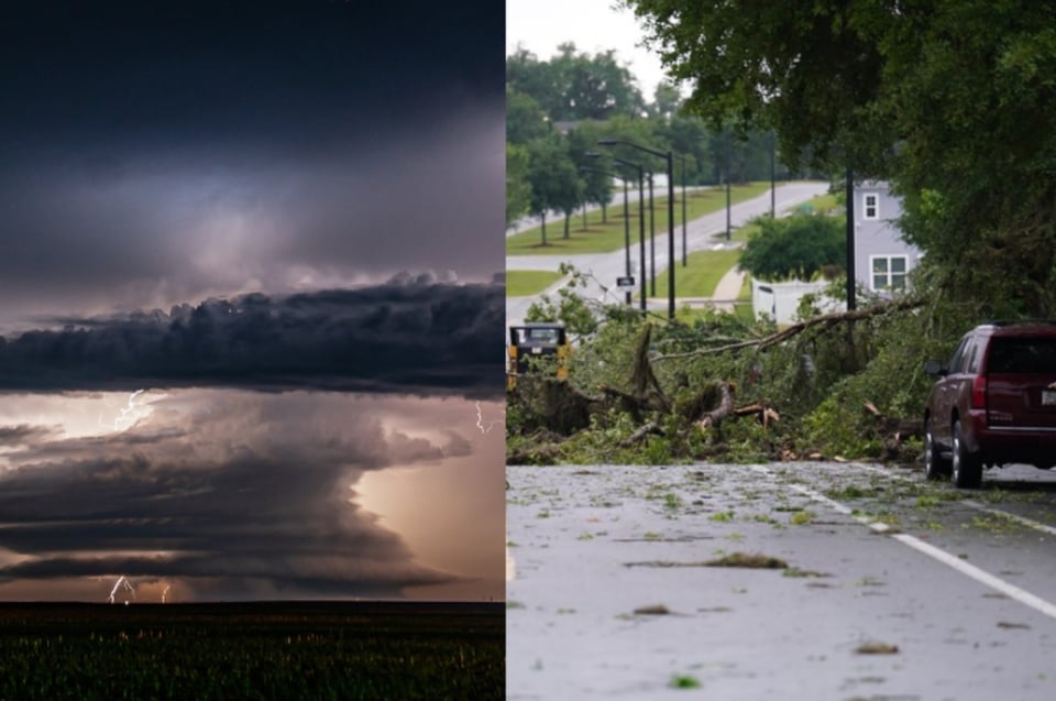 Fuertes tormentas en Carolina del Norte dejan saldo mortal