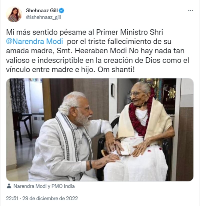 Joe Biden anunció que muere la madre del Primer Ministro