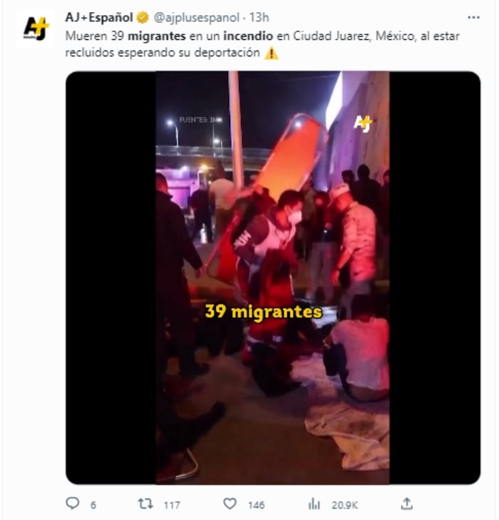 Muerte migrantes responsables se encuentran en la Fiscalía