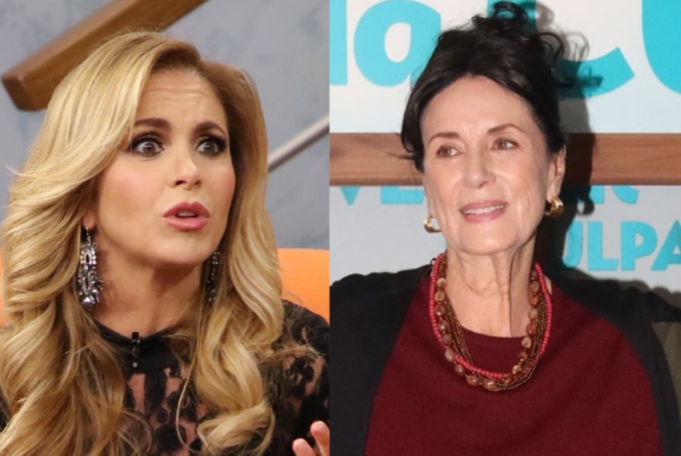 Lucero se viste de luto por la muerte de la actriz Helena Rojo