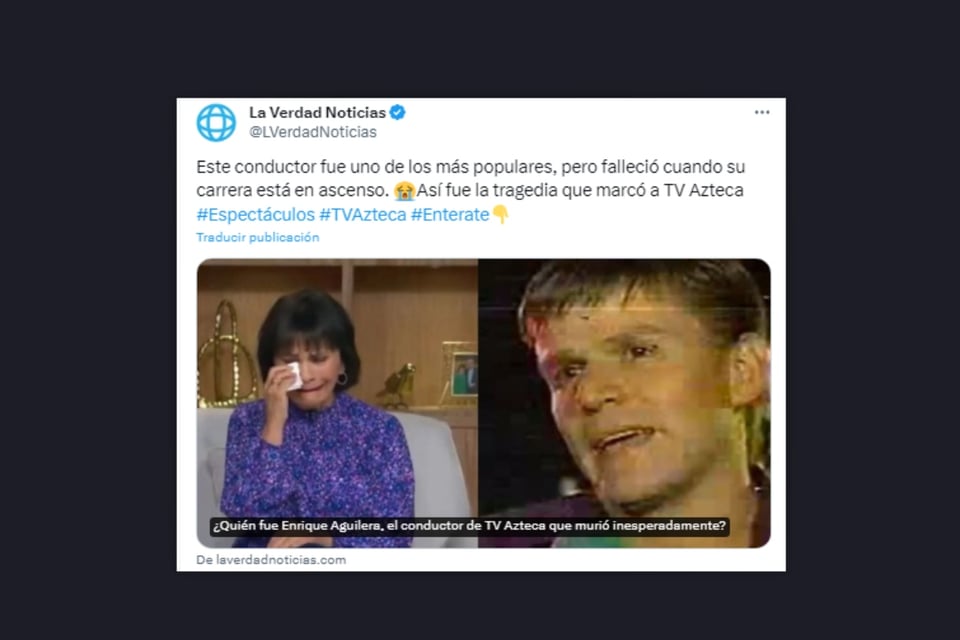 Luto, conductor, México, celebridades, MundoNOW