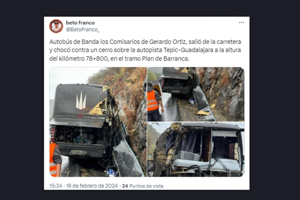 Camión, Gerardo Ortiz, choque, cantante, MundoNOW