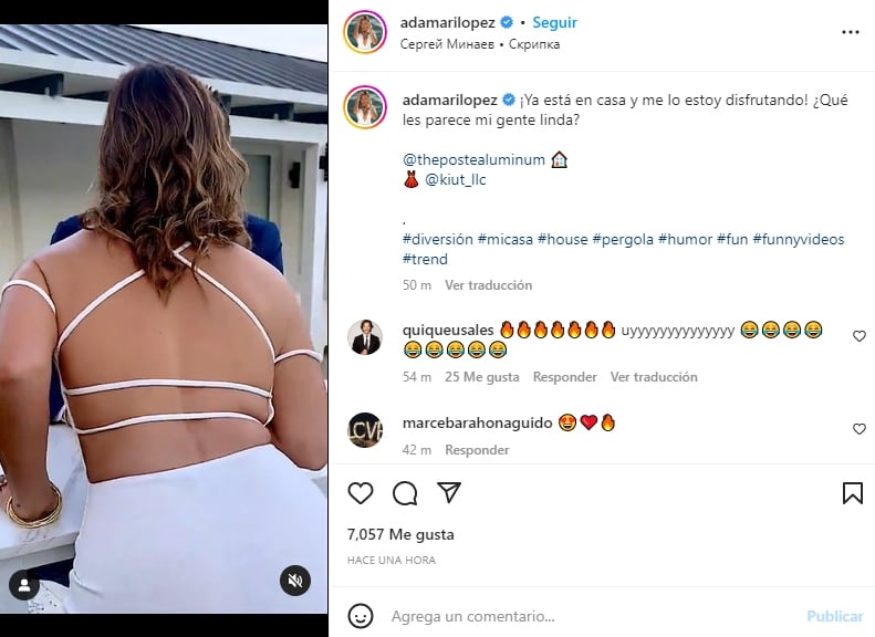 Adamari López apareció besando a un hombre