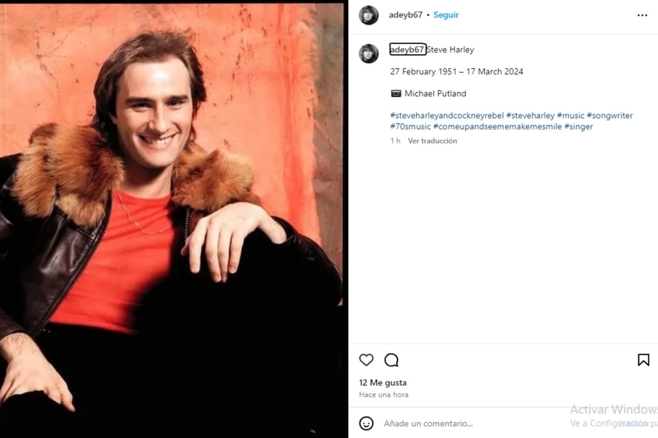 Steve Harley, rock, luto, celebridades, MundoNOW
