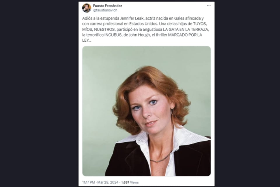 Jennifer Leak, artista, enfermedad, luto, MundoNOW