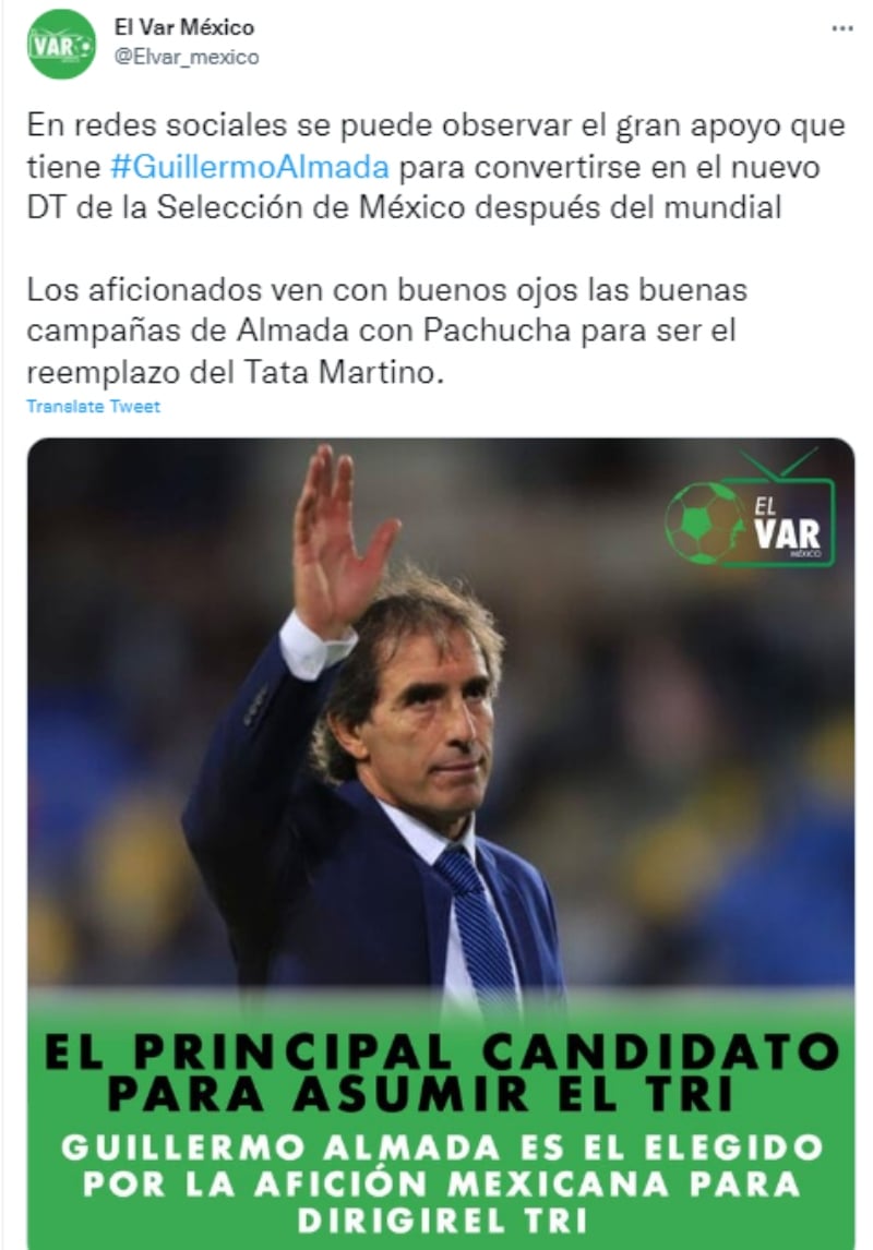 Reemplazo Tata Martino: ¿Guillermo Almada el técnico ideal?
