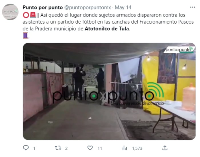 Mueren seis personas en campo de fútbol