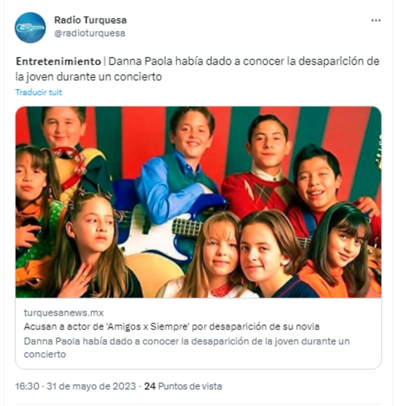 Actor de 'Amigos x Siempre' involucrado en desaparición de mujer