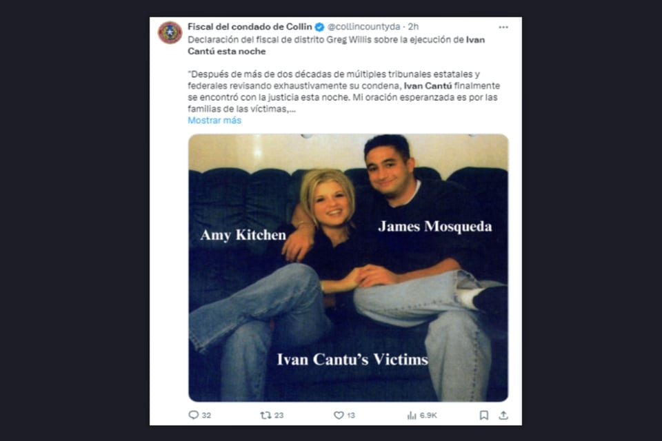 Iván Cantú, death penalty, lethal injection, murder, MundoNOW