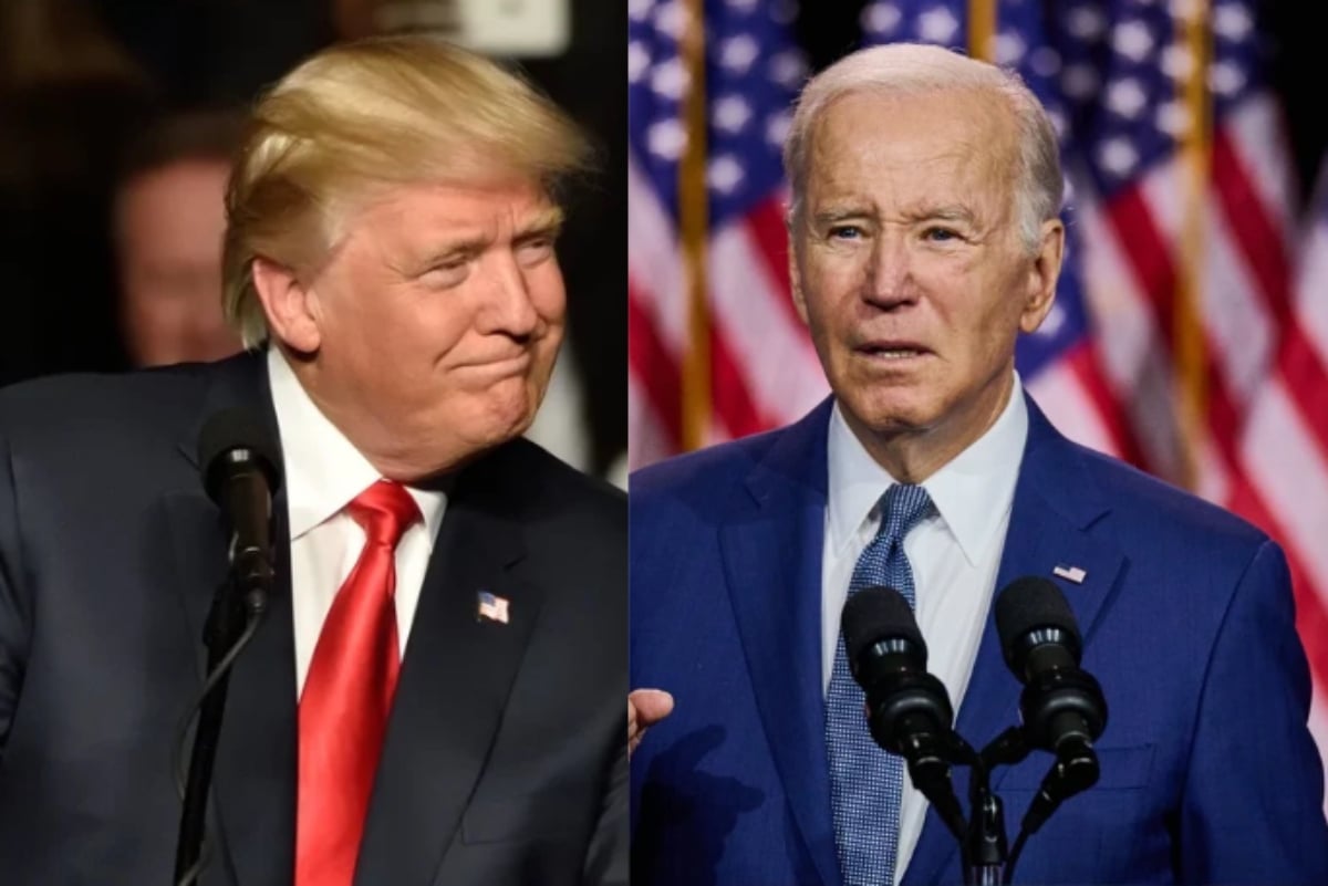 Trump posts a disturbing video depicting President Biden tied up in the back of a truck