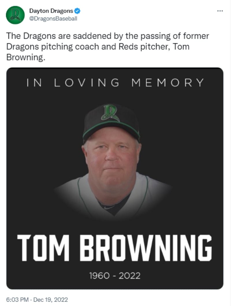 Muere lanzador Tom Browning: Lo encontraron tirado en su casa