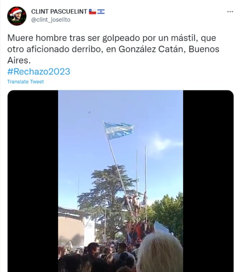 Confirman saldo mortal