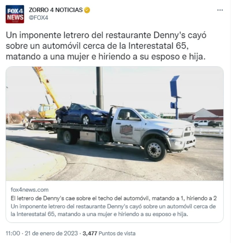 ¿Qué provocó la caída del anuncio?