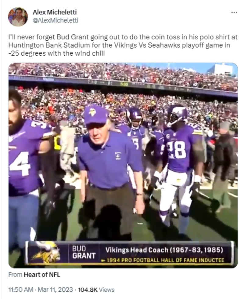 Siempre recordado en la NFL
