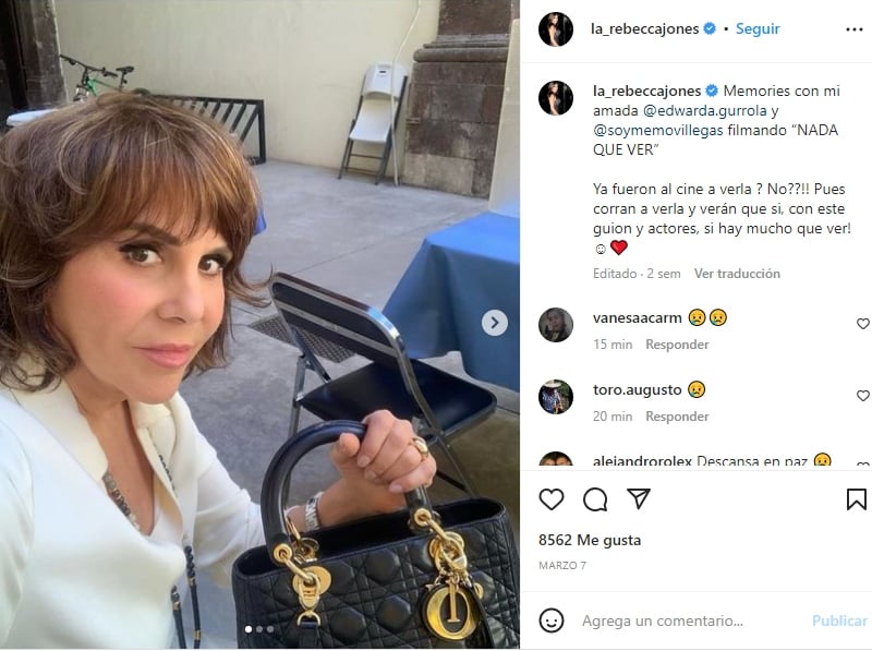 La actriz Rebecca Jones ha fallecido