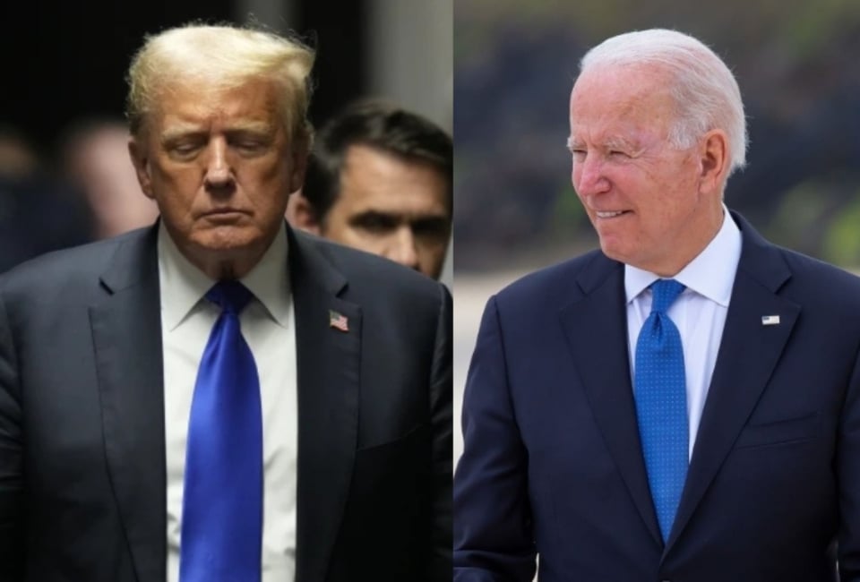 El presidente Joe Biden reacciona a la condena de Donald Trump