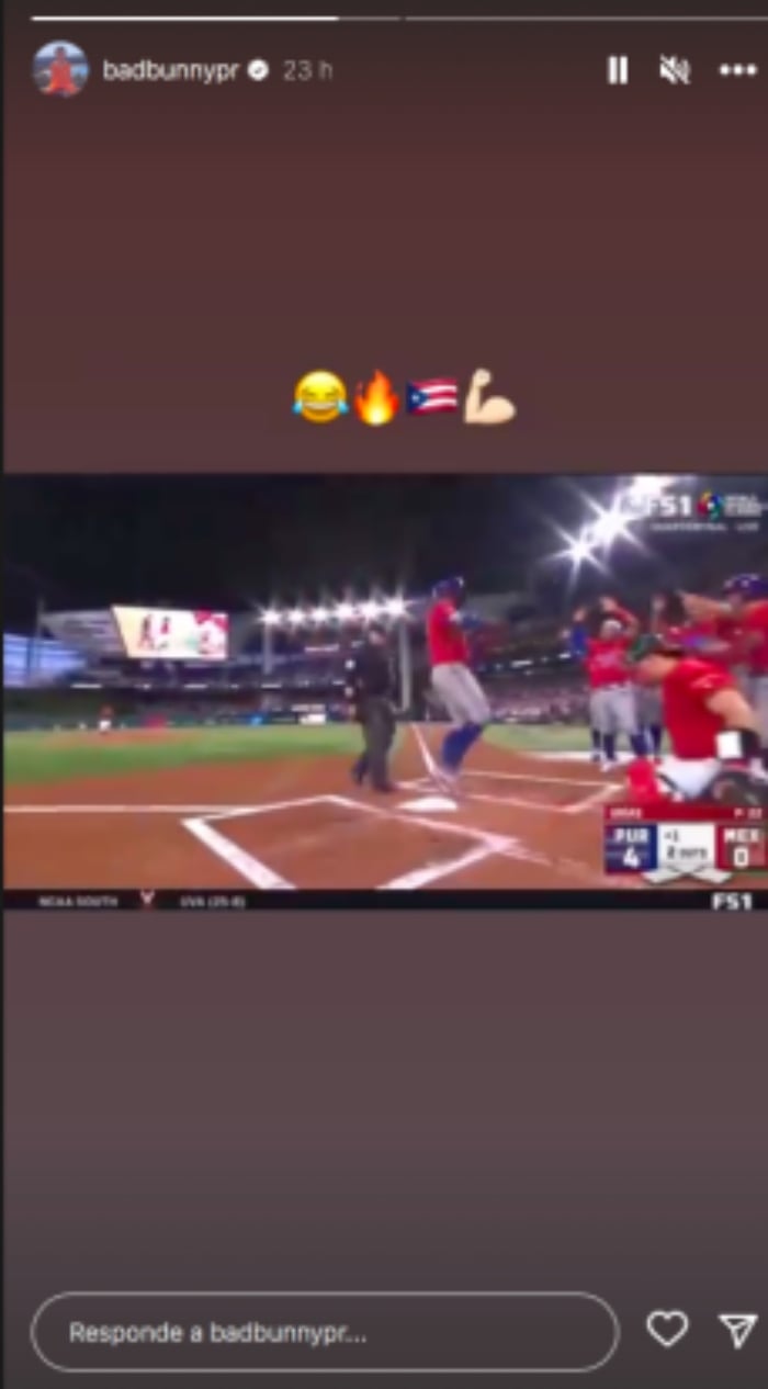 Bad Bunny se burla de México en el Clásico Mundial