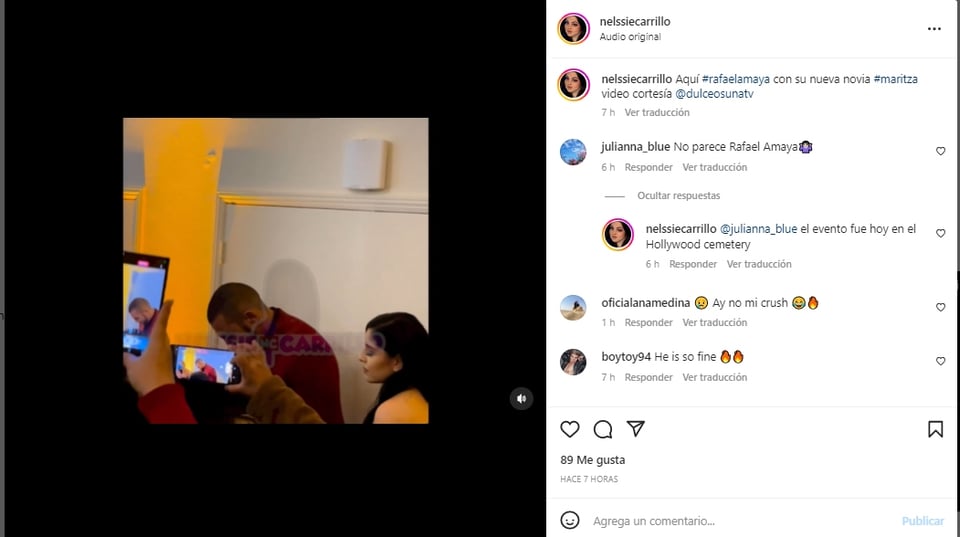 Rafael Amaya presents his current girlfriend