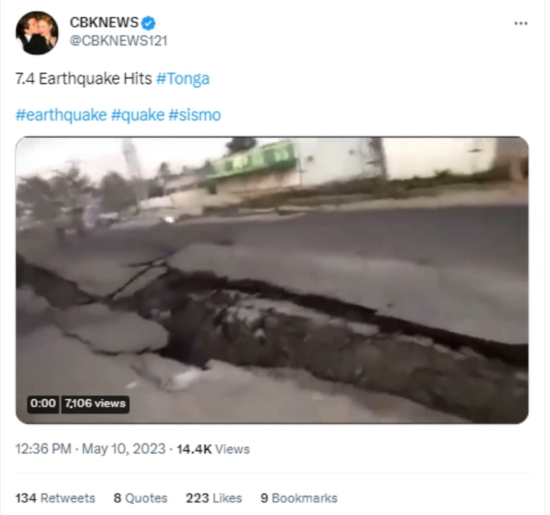 ¿Hay reportes de daños tras el terremoto?