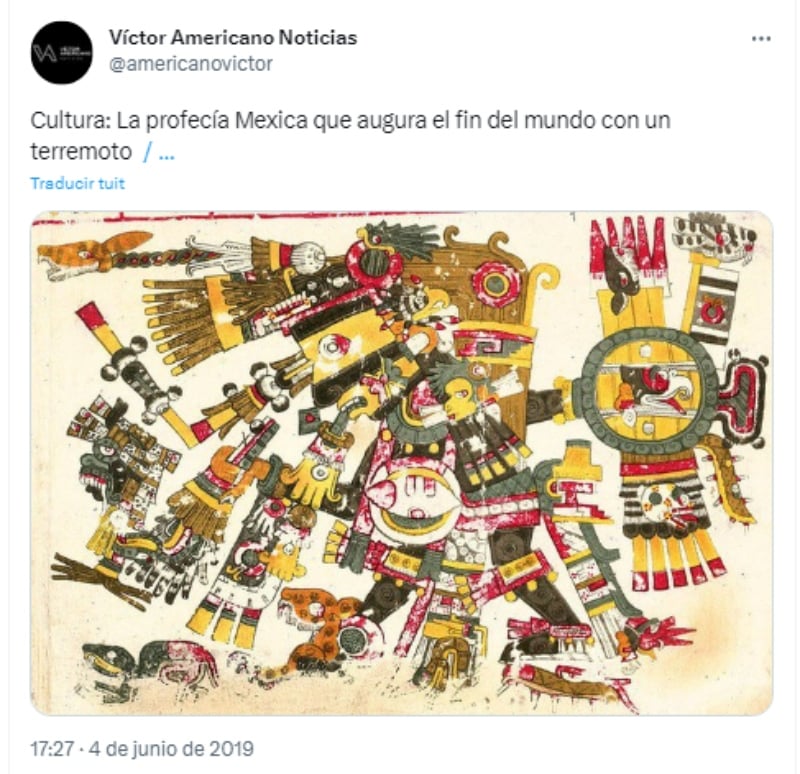 Un terremoto acabará con la humanidad