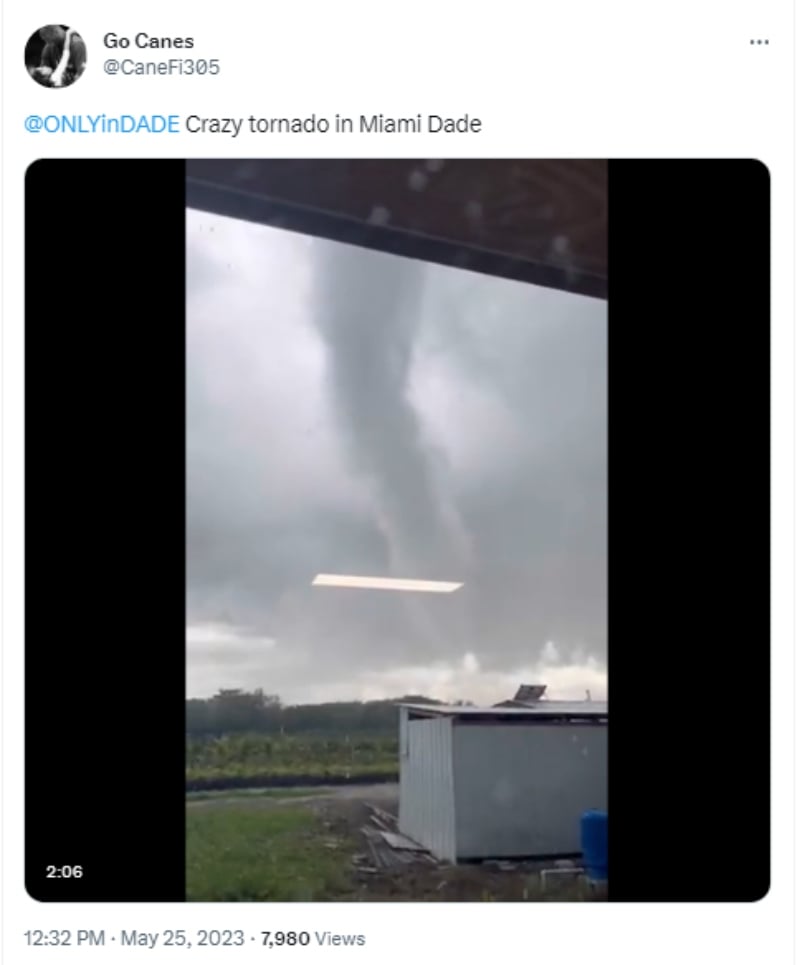 Terror por clima severo
