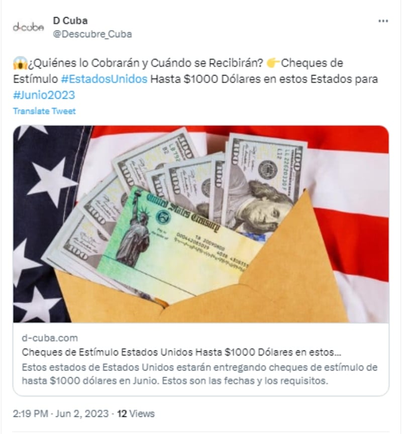 Georgia brinda nuevos cheques