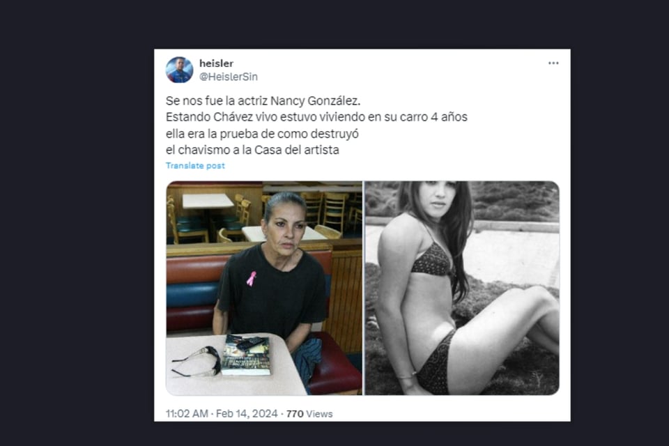 Nancy González, luto, Venezuela, hispana, MundoNOW