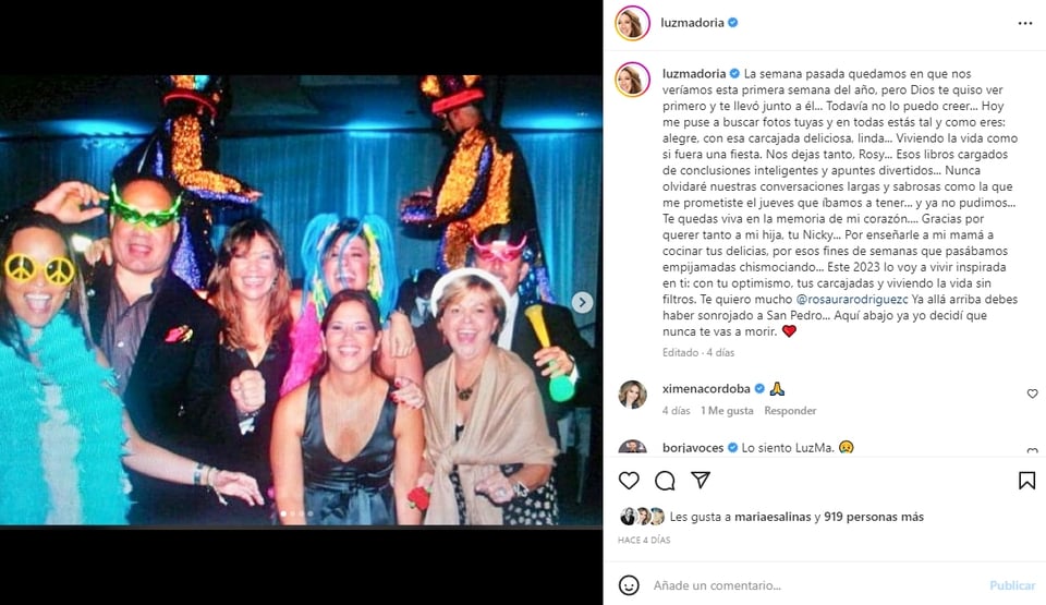 Productora Despierta América luto: Luz Maria Doria anuncia muerte