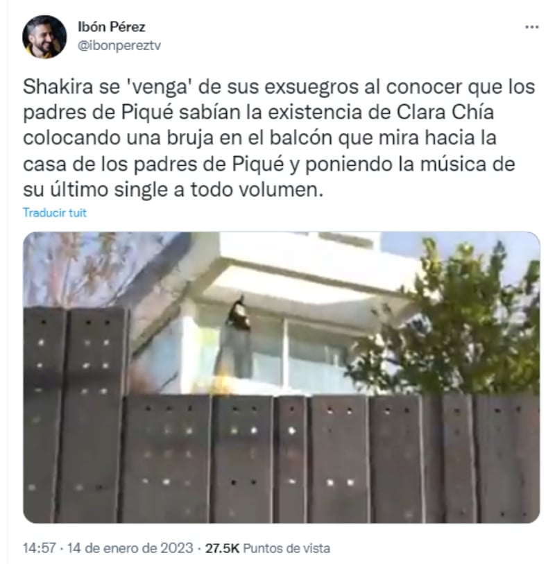 Shakira coloca bruja en su casa