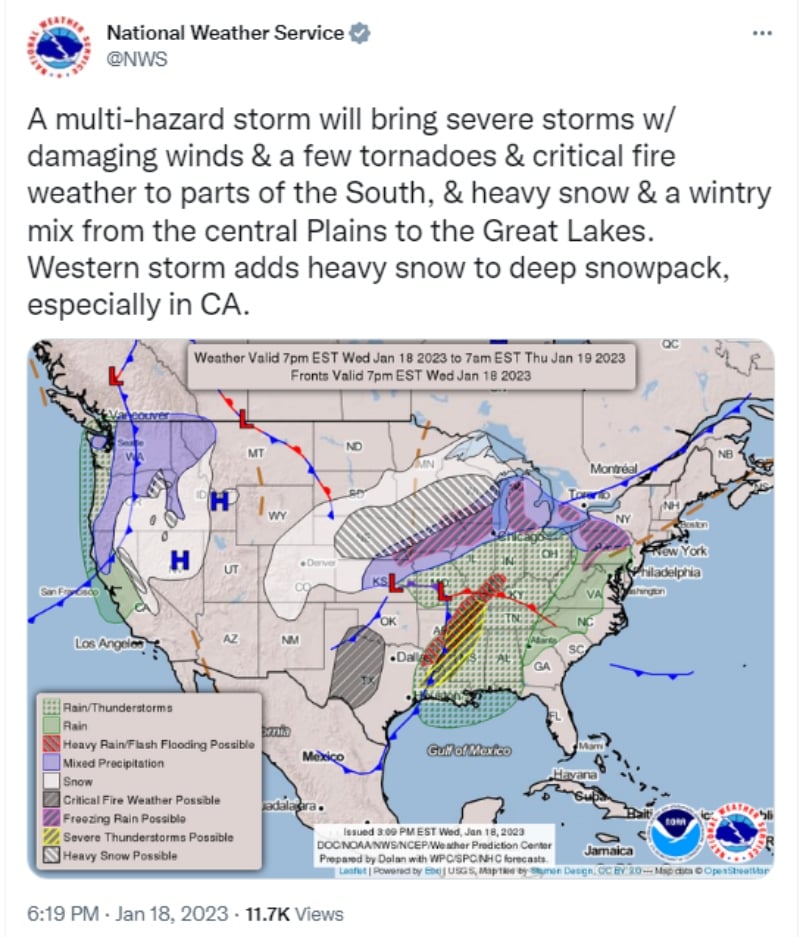 Aumenta el pronóstico de nieve para Colorado