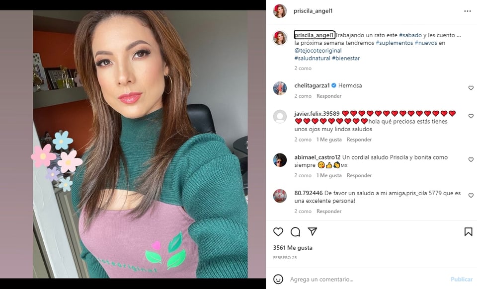 Priscila Ángel aparece en traje de baño en México