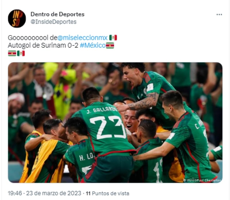 Nations League Suriname vs Mexico