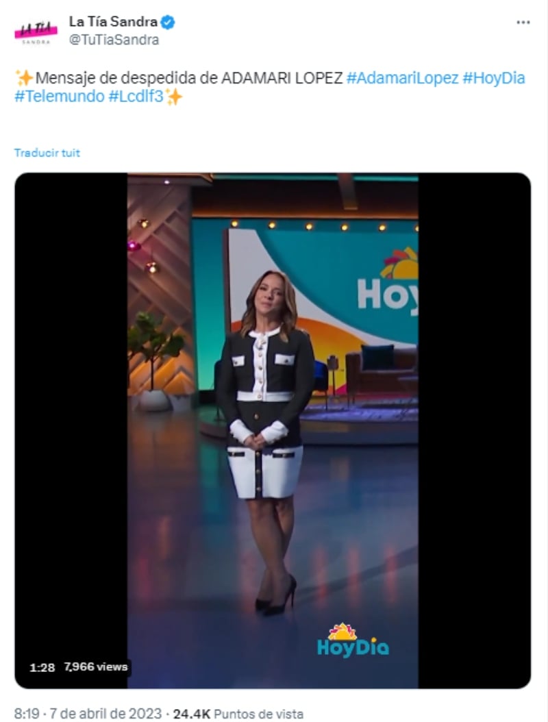 Maryfer Centeno analiza el video de Adamari despidiéndose