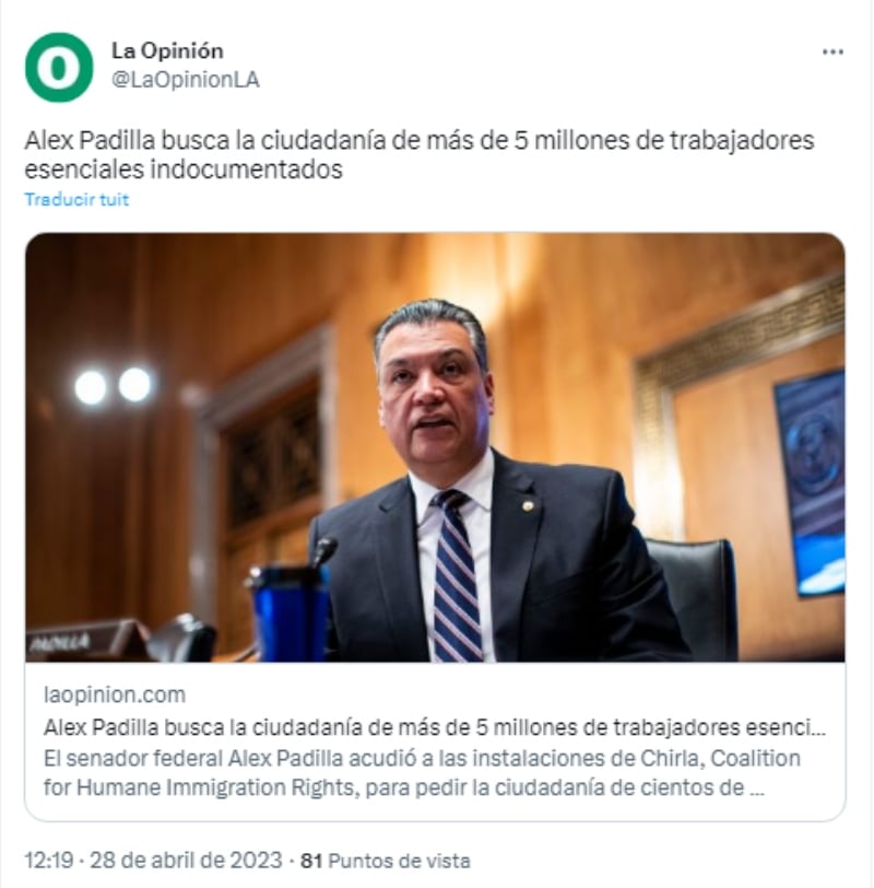 Anuncian proyecto de ley que otorgue la ciudadanía a indocumentados