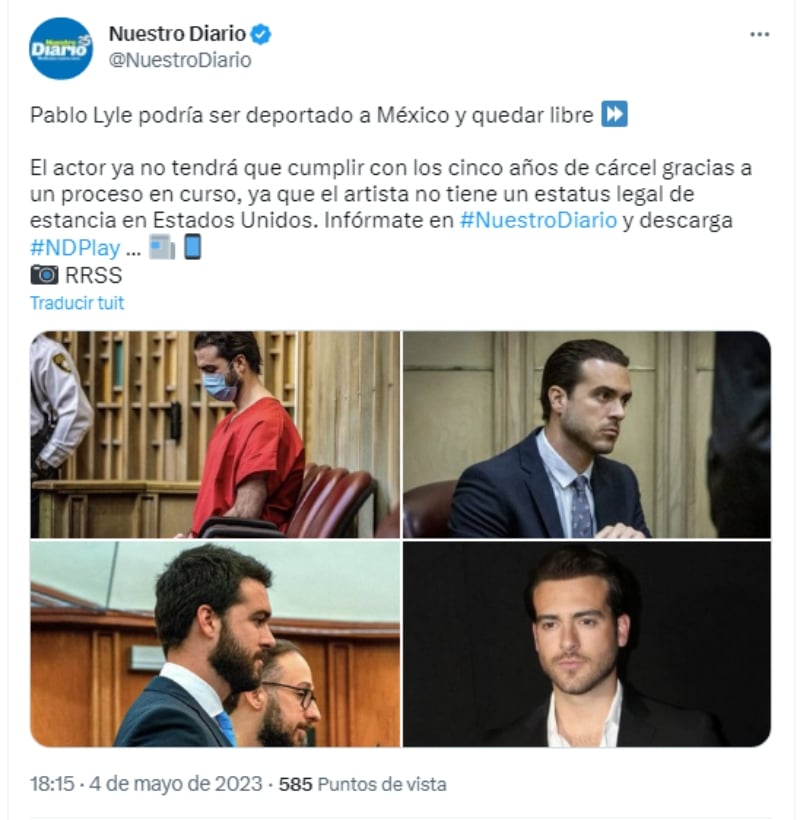 Dan fecha de cuando será deportado a México