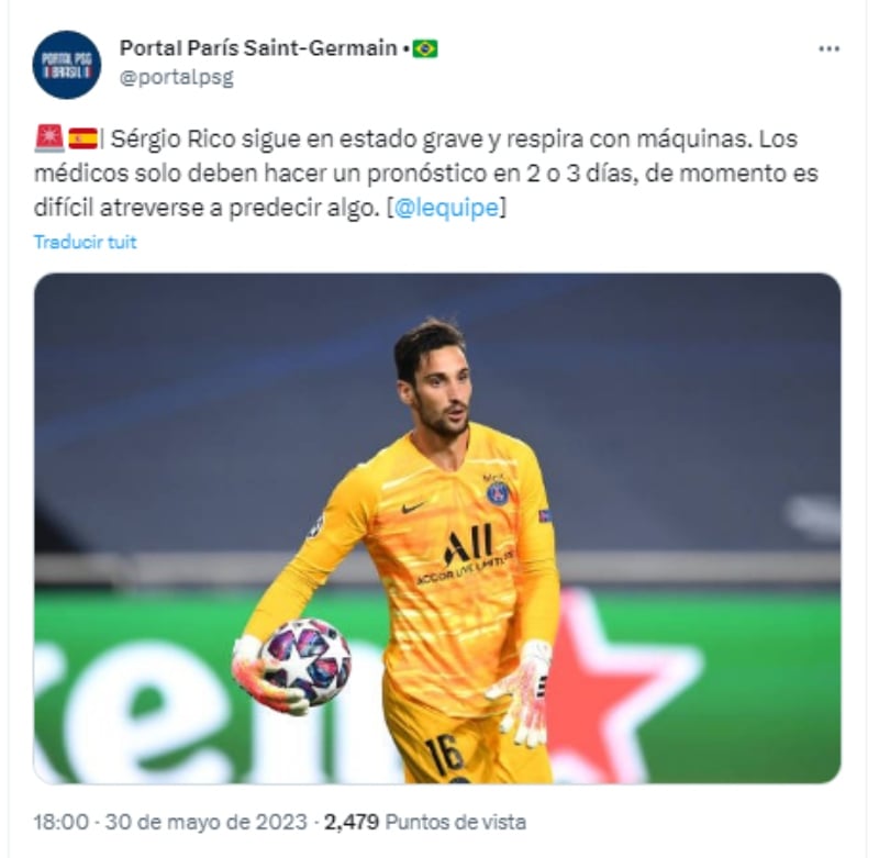 Esposa de Sergio Rico lanza mensaje