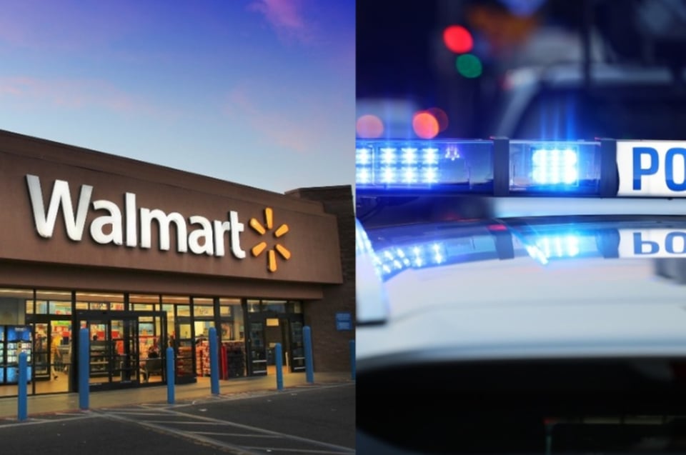 Desatan persecución policial tras robo armado en Walmart