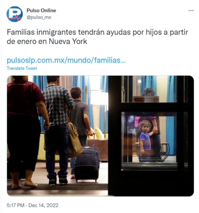 Nueva York niños inmigrantes: Anuncian nuevo programa