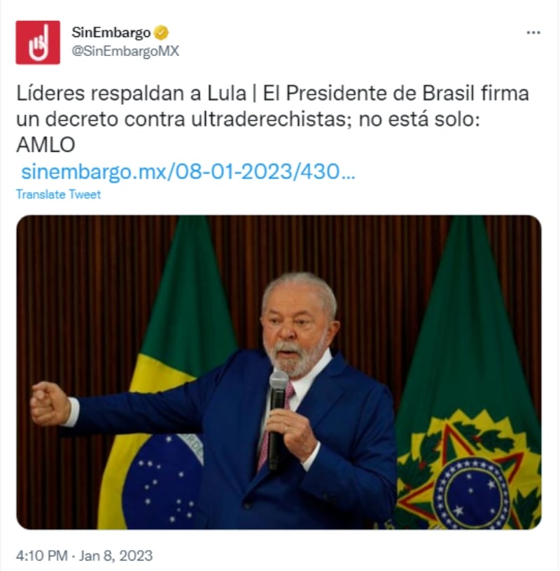 La reacción de Lula