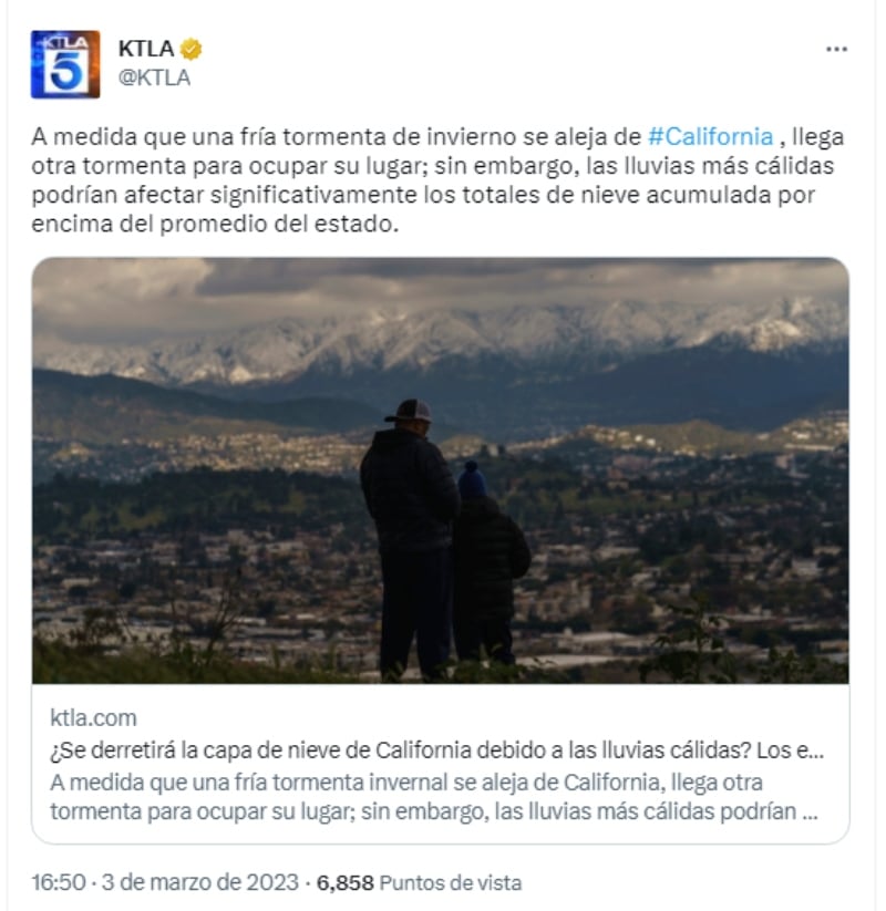 Habrá lluvias para el fin de semana