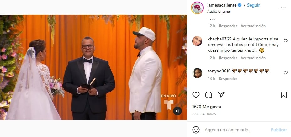 Juan Rivera y su esposa son criticados por su boda