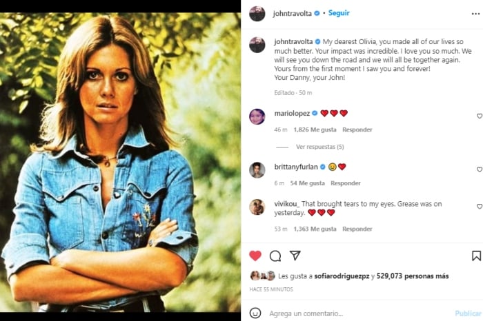 John Travolta muerte Olivia Newton