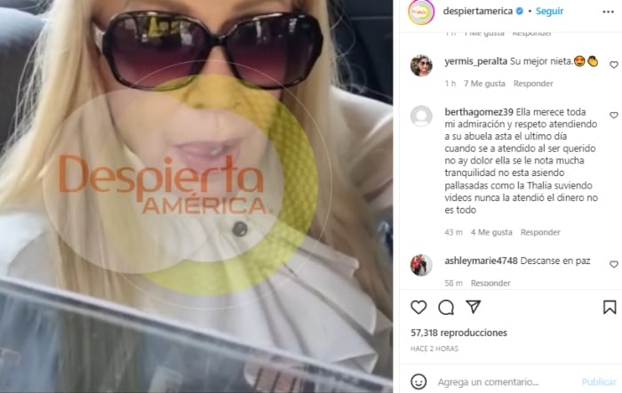 Laura Zapata muerte abuela