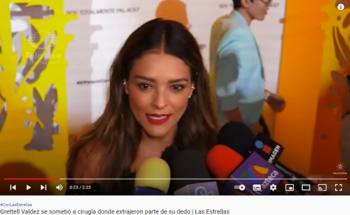 Grettell Valdez cirugía cáncer