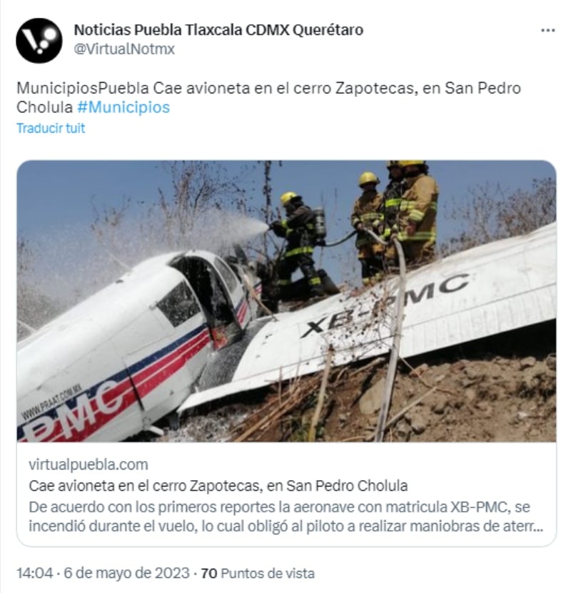 Hay dos heridos